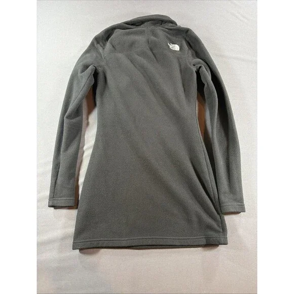The North Face Glacier 1/4 Zip Fleece Dress Long Sleeve Black Women’s Small - Picture 8 of 9